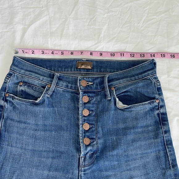 Mother the pixie dazzler ankle fray in wash beginners luck *flawed - Picture 6 of 16